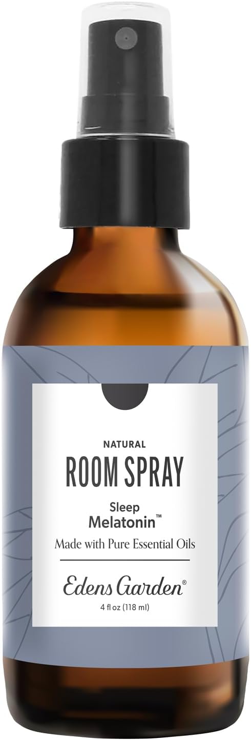 Edens Garden Melatonin Sleep Aromatherapy Room Spray – Natural Essential Oil Air Freshener for Home & Bedtime, Pillow & Linens, Calming Soothing Scent, 4 fl oz (118 ml)