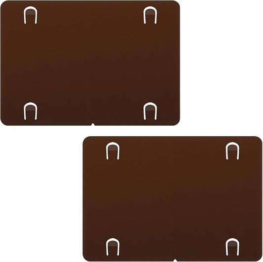 2 Set Metal Humidity Pack Mounting Plate for Storage Box Humidity Control Pack Mounting Magnet for Use