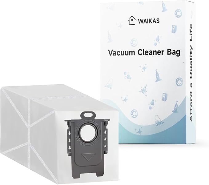 6 Pack Qrevo Dust Bag for Roborock QV 35A/35S, Qrevo S5V, Saros 10/10R/Z270, Qrevo Edge S5A, Qrevo S, Qrevo 2R3W, Qrevo Curv S5X, S8 Max Ultra, S8 MaxV Ultra, Qrevo Pro/Master/Slim Robot Vacuum