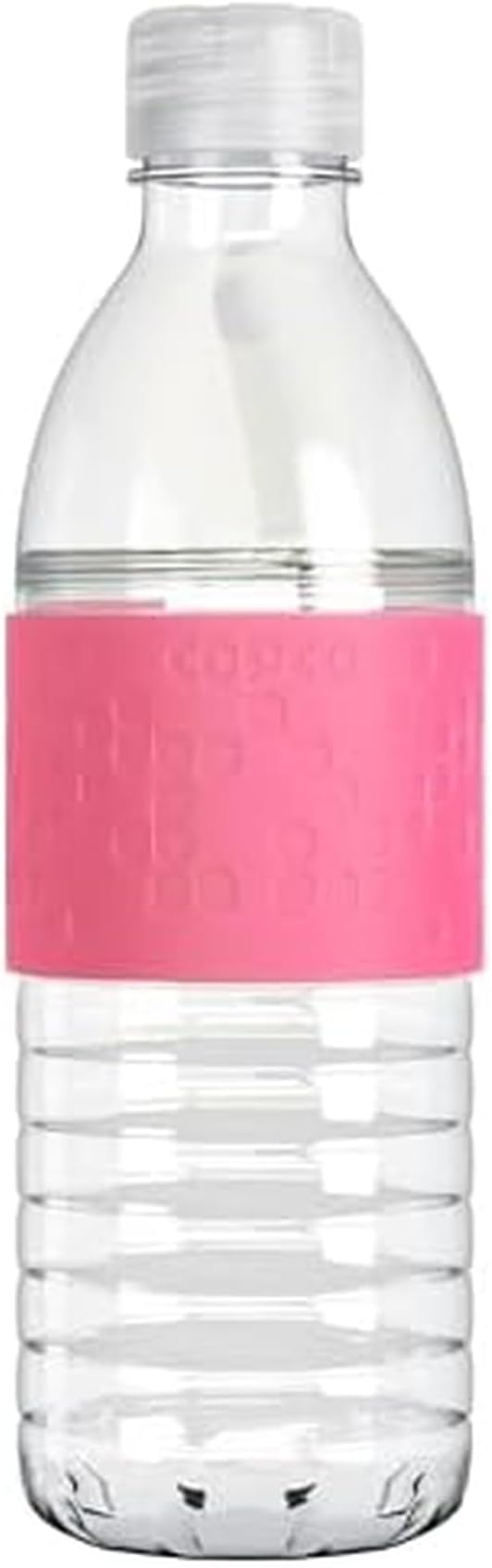 Copco Hydra 16.9 oz Water Bottle with Leak-Proof Lid - Tritan Reusable with Textured Grip Sleeve - BPA-Free, Shatter-Resistant, Dishwasher Safe for Travel, Gym, Work, Outdoors (Pink)