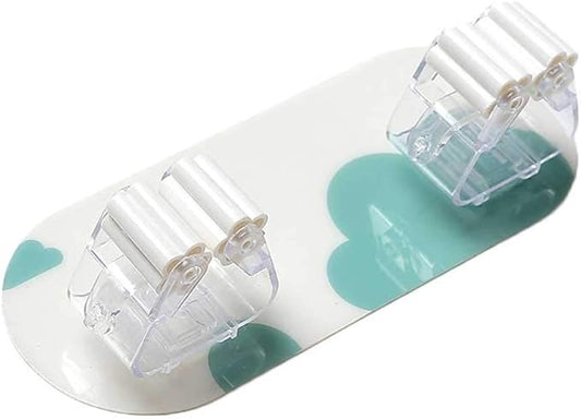 Avoid Holing Mop Clamp Clouds Non-Trace Rack Broom Stick Booth The Receive Hook Umbrella Mounts(19cm)