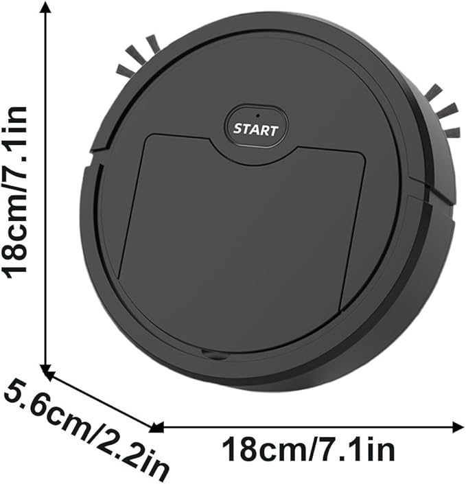 Robot Vacuum and Mop, Robot Vacuum Cleaner, Smart Automatic Sweeping, Multifunctional Structure, Compact & Mini Size, Quality Effecient Cleaning, Lazy-Friendly Cleaning Solution