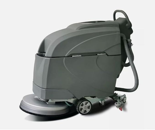 Walk Behind Floor Scrubber Machine *Non SELF-PROPELLED* Need to Push it Forward w/100AH Batteries 14.5 gal Tank, (Model: MX3NS-300NS)