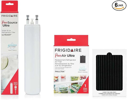 Frigidaire Water and Air Filter Combo Pack (ULTRAWF & PAULTRA) (Pack of 6)
