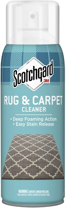 Scotchgard Rug & Carpet Cleaner, Fabric Cleaner Blocks Stains, Cleaning Sprays Make Cleanup Easier, 16.5 oz
