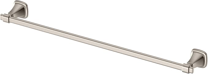 Gatco 5510SN Beverly Towel Bar | Elegant Wall-Mounted Bathroom Towel Bar | Luxury Design, Heavy Duty Metal, EZ Ancor Mounting | Satin Nickel Finish
