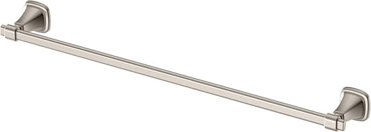 Gatco 5510SN Beverly Towel Bar | Elegant Wall-Mounted Bathroom Towel Bar | Luxury Design, Heavy Duty Metal, EZ Ancor Mounting | Satin Nickel Finish
