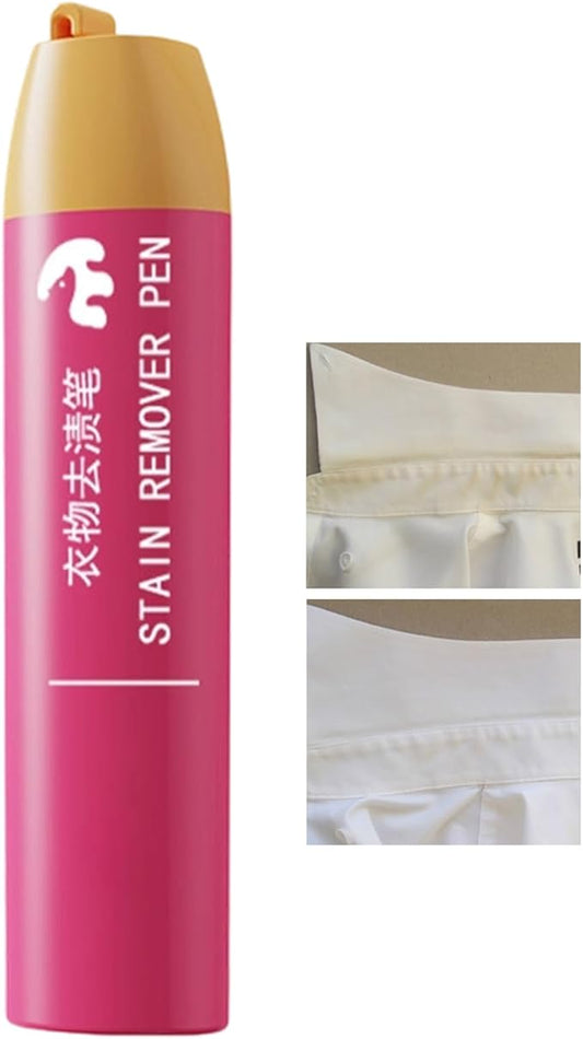 Quick Clean Stain Pen - Fabric Spot Remover, 25ml Travel Cleaning Products for Clothes, Purse Upholstery Couch Rug Mattress, Efficient Stain Removal with Compact Design, Home and Travel Use