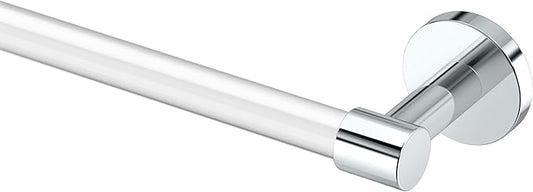 Gatco Clarion 24" L Towel Bar, Crystal-Clear Acrylic Chrome