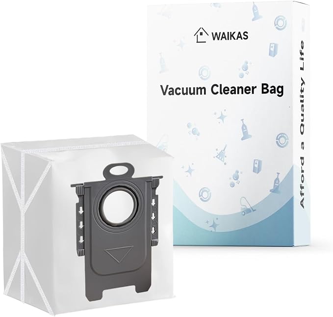 6 Pack Q5 Vacuum Bags for Roborock Q7 M5+, Q10 S5+, Q5 Max+, Q10 X5+, Q8 MAX+, Q7 MAX+, S7 Max Ultra, S8+ Robot Vacuum - Disposable Dirt Disposal Bags