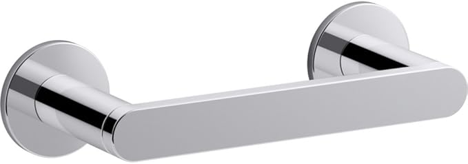 KOHLER 73147-CP Composed pivoting Toilet Tissue Holder, 2.00 x 3.19 x 6.00, Polished Chrome