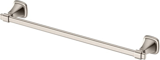Gatco 5511SN Beverly Towel Bar | Elegant Wall-Mounted Bathroom Towel Bar | Luxury Design, Heavy Duty Metal, EZ Ancor Mounting | Satin Nickel Finish