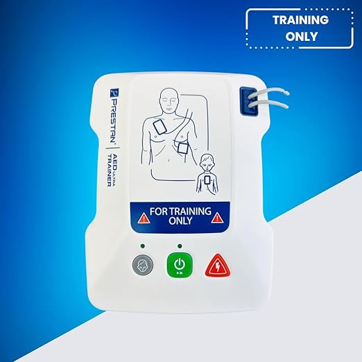 MCR Medical Prestan AED UltraTrainer, Replacement Pads, & Pack of 10 of CTK3