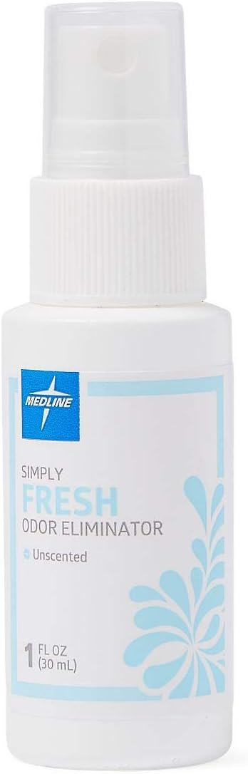 Medline CarraScent Odor Eliminators, Carrafree Unscented, 1 Ounce Spray Bottle (1 Bottle)
