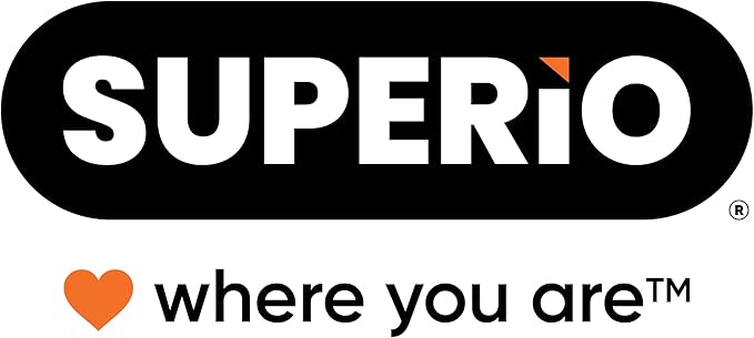 Dustpan and Brush Set, Hand Broom with Ergonomic Grip Handle - Rubber Edge for Easy Dirt Pickup, Durable Material - Grey & Blue Hand Brush by Superio, 2-Pack