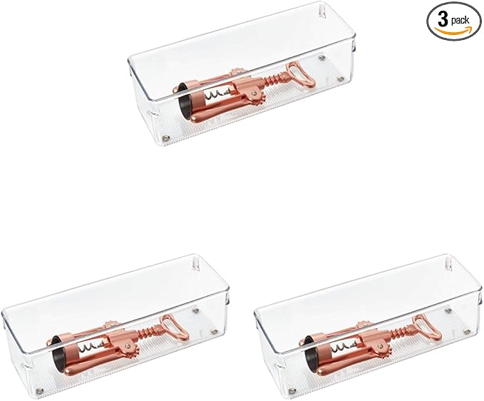 iDesign - 52930 EMW6134167, Medium, Clear (Pack of 3)
