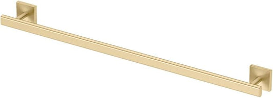 Gatco 4061 Elevate 18" Towel Bar, Brushed Brass/Wall Mounted 18 Inch Towel Holder for Bathroom