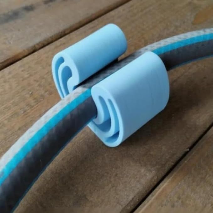 3 Pieces Mop and Broom Holder Wall Mounted Organizer Clips for Efficient Storage and Organization in Bathroom Kitchen or Garage (blue)