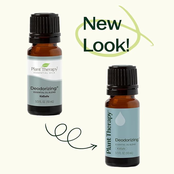 Plant Therapy Deodorizing Essential Oil Blend 10 mL (1/3 oz) 100% Pure, Undiluted, Therapeutic Grade