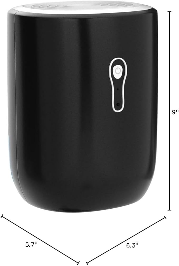 Dehumidifiers for Home 27oz(800ml) Small Auto Shut off Dehumidifiers with Drain Hose,Portable Ultra Quiet Mini Dehumidifier Effective for Bathroom, Basement, Garage, RV, Gun Safe, Closet