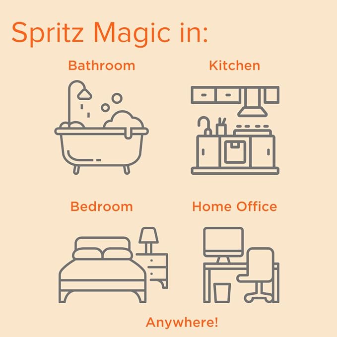 Citrus Magic Odor Eliminating Air Freshener Spray, Orange Blast, 6 Ounce (Pack of 2) - Packaging May Vary