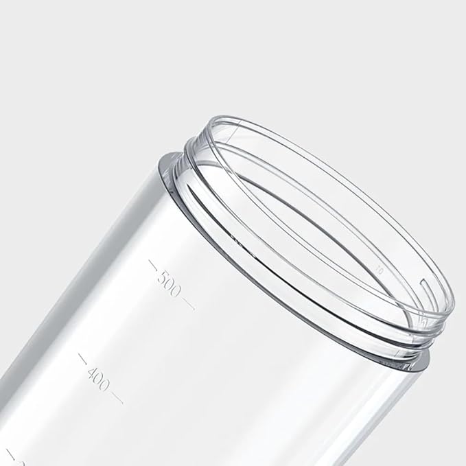 Xiaomi Tritan Water Bottle 600ml, BPA-Free Portable Cup with Tea Strainer & Leak-Proof Lock, One-Hand Operation, for Travel/Sports (White)