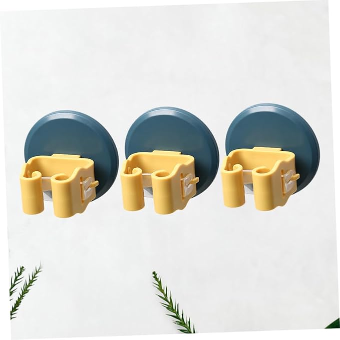 DOITOOL 9pcs Mop and Broom Holder Wall-mounted - Clips Cup Clamp for Efficient Storage Kitchen Bathroom and Garage Easy Installation No Drilling Required
