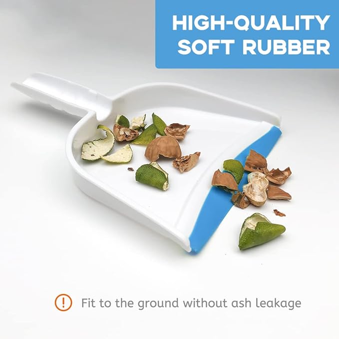 Small Broom and Dustpan Set, Small Dustpan and Brush Set, Mini Dust pan and Brush, Hand Broom and dust pan, Mini dustpans are Ideal for Cleaning Little Areas Like desks, Kitchens, pet Rooms. (2 Set)