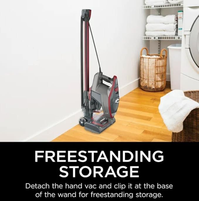 SHARK HV370 Rocket Pro Corded Stick Vacuum, Comet Red (Renewed)