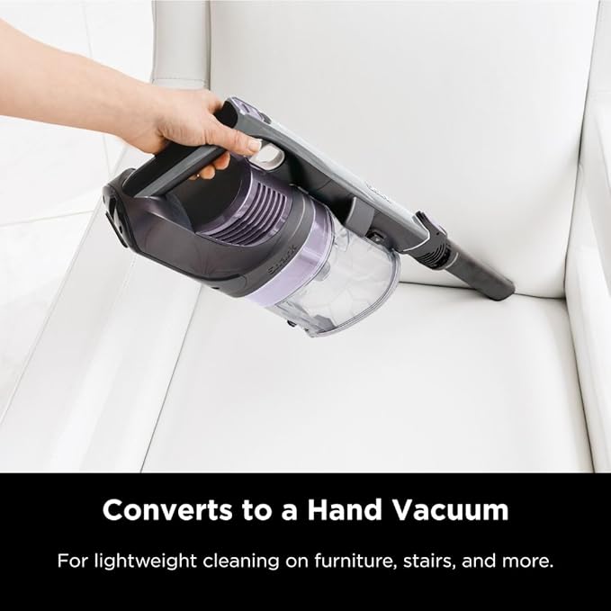 Shark Rocket Lightweight Cordless Stick Vacuum (IX141), 7.5 lbs, Blue Iris (Renewed)