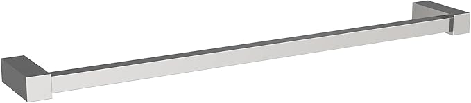 Amerock BH3608326 | Chrome Towel Bar | 18 in (457 mm) Towel Rack | Monument | Bathroom Towel Holder | Bathroom Hardware | Bath Accessories