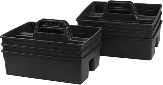 6 Packs Cleaning Storage Caddy with Handle, Plastic Cleaning Supplies Caddy Shower Caddy