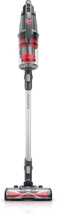 Hoover ONEPWR WindTunnel Emerge Cordless Stick Vacuum Cleaner, Lightweight Stick Vac, Powerful and Quiet Cleaning, Self Standing (Renewed)