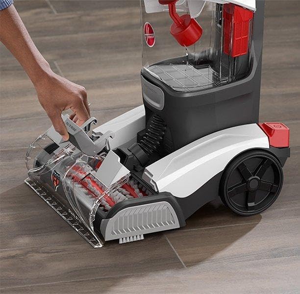 Hoover FH54020 Dual Spin Pet Carpet Cleaner Machine, Upright Deep Cleaning Shampooer, Dual Brush Roll System, Lightweight Carpet Washer for Home