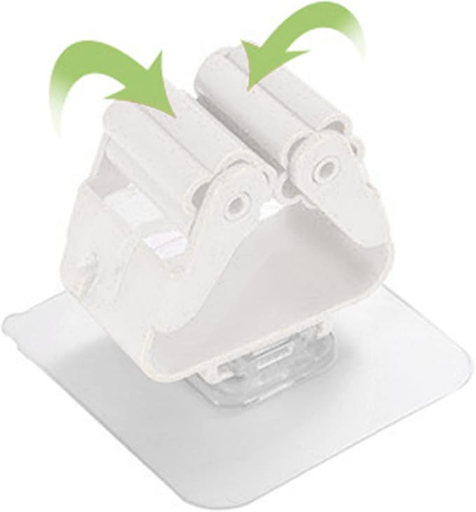 EVTSCAN 3pcs Mop and Broom Holder - Wall Mounted Broom Organizer Laundry Room Home Garden Garage Storage and Organization Rack(White)