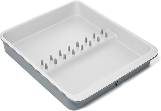 Joseph Joseph DrawerStore Expanding Utensil and Gadget Organizer, Expandable Tray for Kitchen Drawer, Recycled Plastic