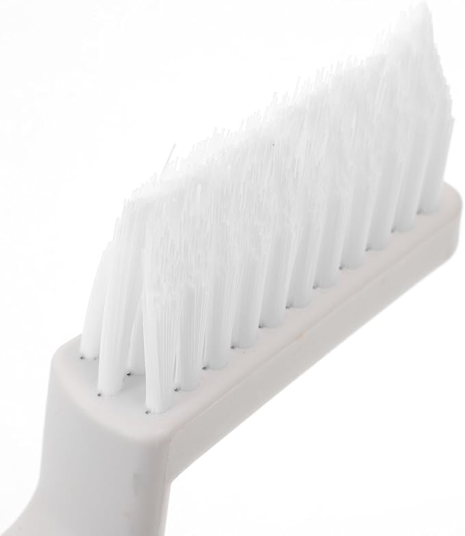 DECHOUS Grout Cleaner Brush and Floor Scrubber Brush with Handle for Shower Kitchen Bathroom Baseboard Cleaning Tool 2pcs Set
