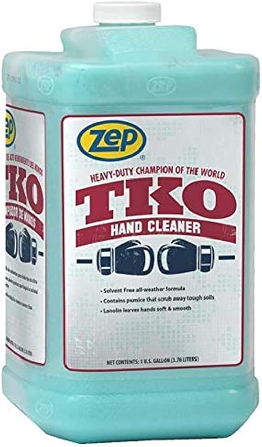 Zep TKO Heavy-Duty Industrial Hand Cleaner - 1 Gallon (Case of 2) - ECR548242 - Industrial-Strength, Perfect For Tackling The Toughest Dirt and Grease