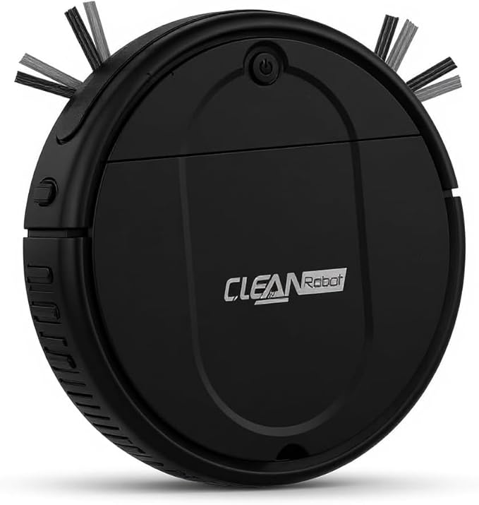 Robot Vacuum and Mop, Vacuum Robot mop Advanced Obstacle Avoidance, Aspiradora Robot Slim Design, Carpet,Tangle-Free Suction,Ideal for Hard Floor,Carpet,Pet Hair,One Click Start-White