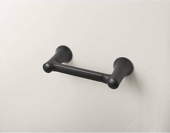 Kohler K-21954 Tempered Wall Mounted Pivoting Toilet Paper Holder - Vibrant Brushed Nickel