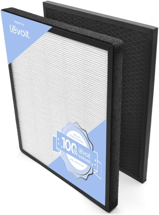 LEVOIT LV-PUR131 Replacement Filter, Genuine Air Purifier Filter, High-Efficiency Activated Carbon for Removal of Odor, Smoke, Pollen, Allergens, LV-PUR131-RF, 1 Pack