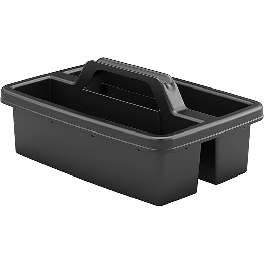 Suncast Commercial Carry Caddy for Housekeeping Carts, Compact and Durable Organizer for Cleaning Supplies, Compatible with HKC1000 and HKC2000 Housekeeping Carts, 23.63" x 17" x 11.75"