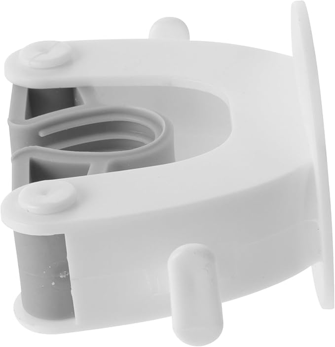 Happyyami 2 Pcs Mop Hook Mop Holder Wall Mounted Mop Broom Holder Wall Mounted Wall Hangers for Brooms and Mops Wall Rack for Brooms and Mops Broom and Mop Organizer Mop Hanger White