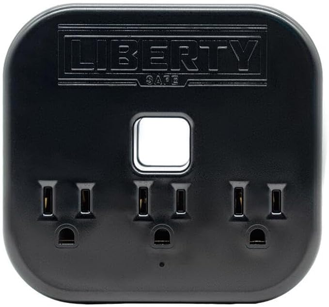 Liberty Safe Power Outlet Kit for Interior Safe Accessories with USB and Ethernet for Dehumidifiers and Lights