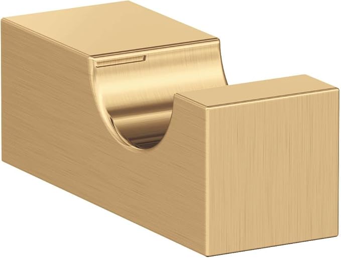 Amerock BH36080CZ | Champagne Bronze Single Robe Hook | 7/8 in. (22 mm) Length Towel Holder | Monument | Towel Hook for Bathroom | Bathroom Hardware | Bath Accessories