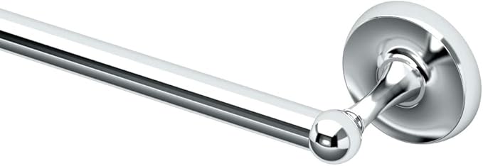 Gatco 5070 Designer II 24" Wall Mounted Towel Bar, Chrome/Towel Bar for Bathroom/Towel Holder for Bathroom