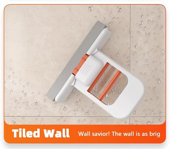 Mini Foldable Desktop Sponge Mop - Portable No-Mess Cleaning Pad for Small Spaces, Kitchen, Car Glass, Tile & Multi-Surfaces