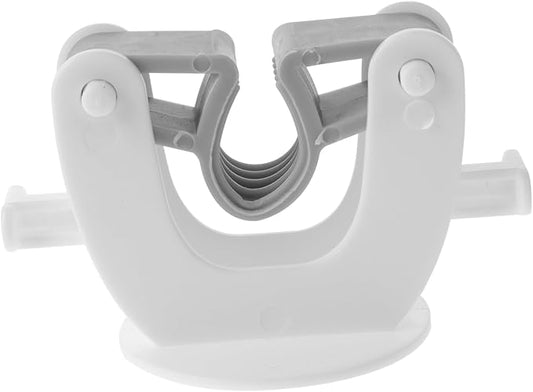 PRETYZOOM 2 Pack Self-Adhesive Mop and Broom Holders Wall Mounted Organizers for Bathroom and Kitchen No-Trace Mop Gripper Space-Saving Storage Rack