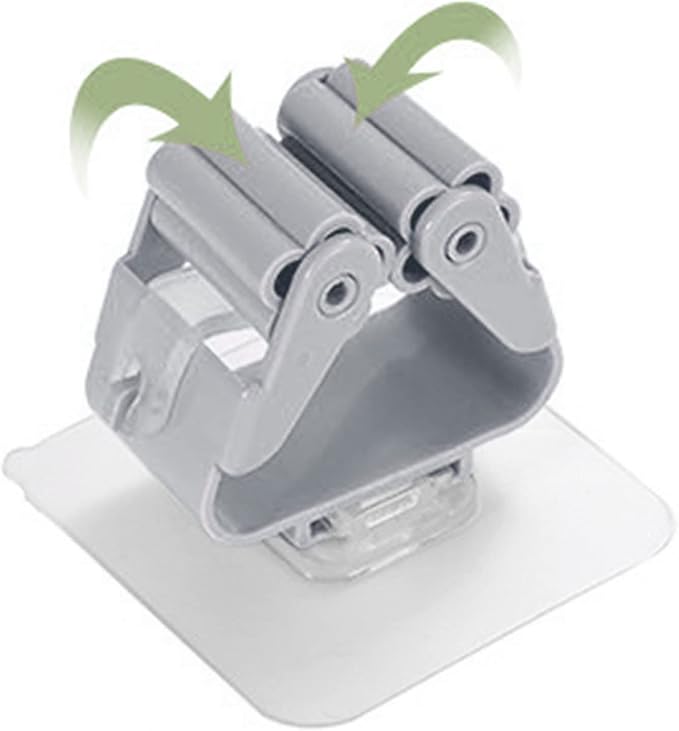 EVTSCAN 3pcs Mop and Broom Holder - Wall Mounted Broom Organizer Laundry Room Home Garden Garage Storage and Organization Rack(Gray)