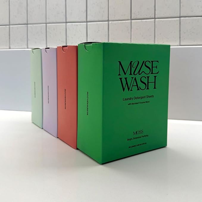 Laundry Detergent Sheets | Enzyme-Powered, Vegan, Paraben-Free | Luxury Scents | Plastic-Free, Eco-Friendly, Travel-Friendly Packaging (100 Loads - 2 Boxes, SMUDGE)